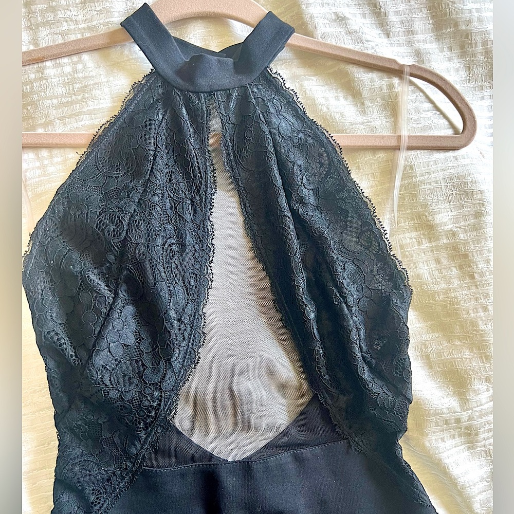 Black mini cocktail dress size small
